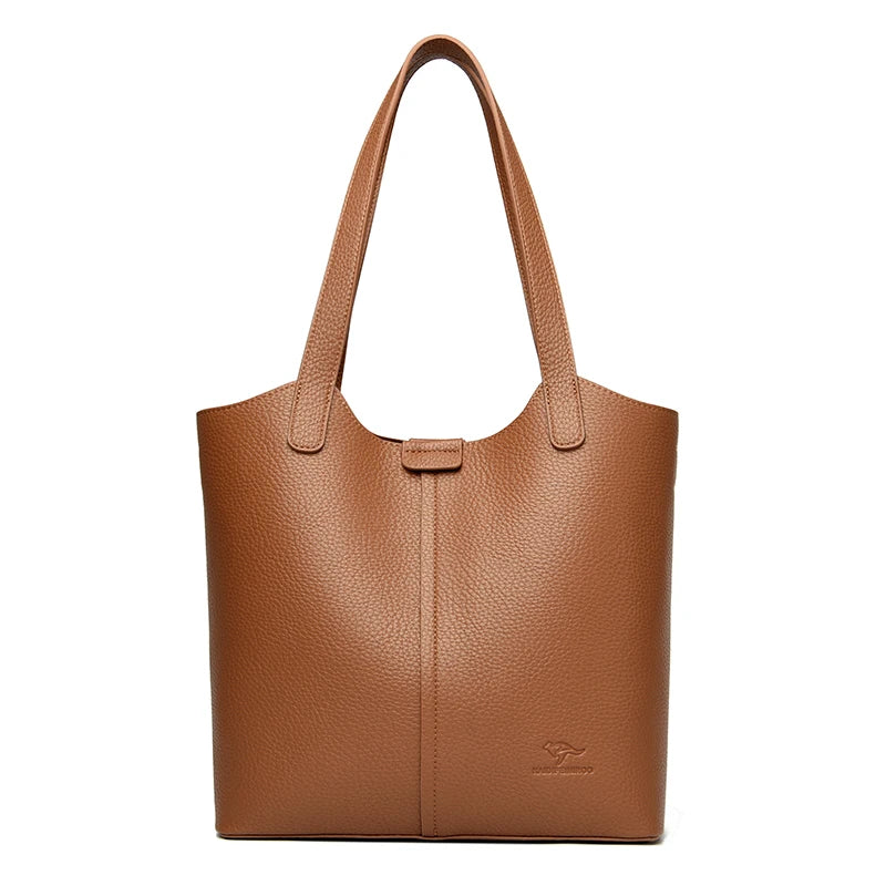 Sac à main en cuir PU pour femmes, grand tote carré, bandoulière polyvalente et mode.