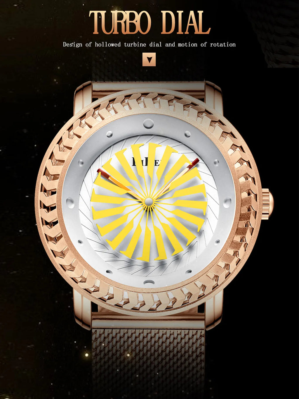 Montre pour femmes au design créatif et mode, avec aiguille des secondes personnalisée en forme d’éolienne, montre quartz décontractée et étanche.